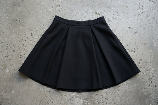 Jupe plissée noire mini – taille S