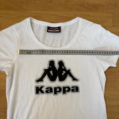 T-shirt blanc vintage - Kappa - Taille 34