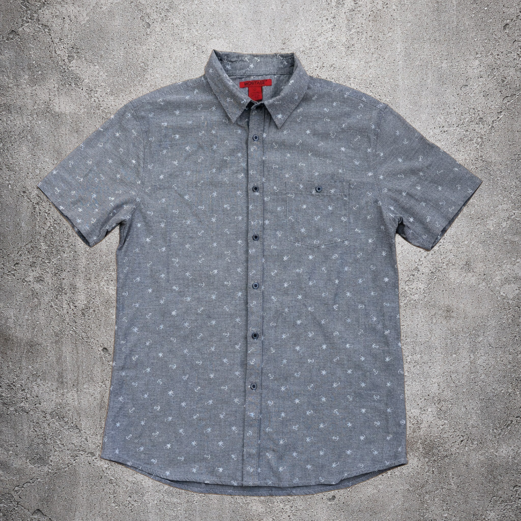 Chemise manches courtes grise - Montage - Taille L