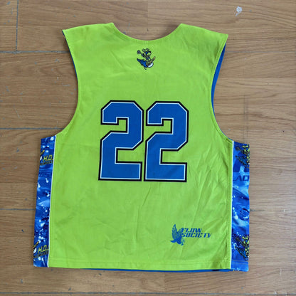 Maillot de basketball vert H.D.D. Lacrosse Flow Society – Taille L/XL