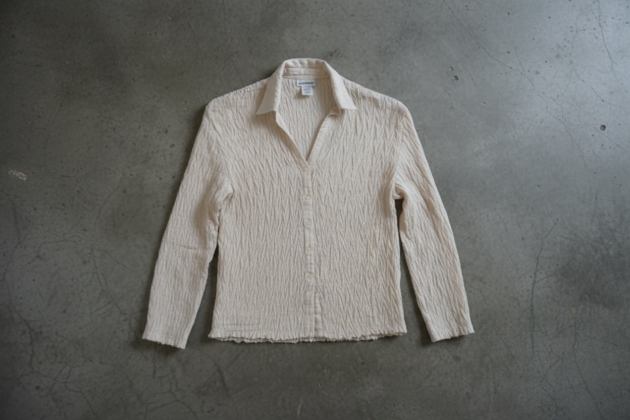 Chemise blanche cropped – taille L