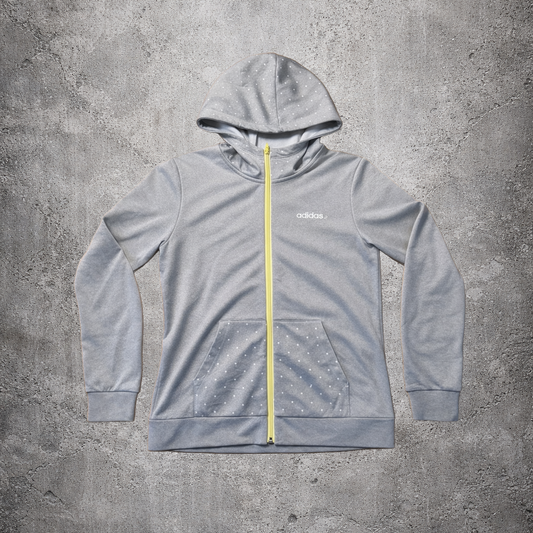 Hoodie zippé gris - Adidas Neo - Taille L