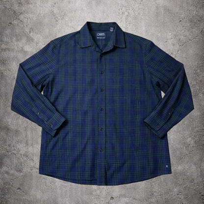 Chemise bleu et vert Chaps – Taille – XL