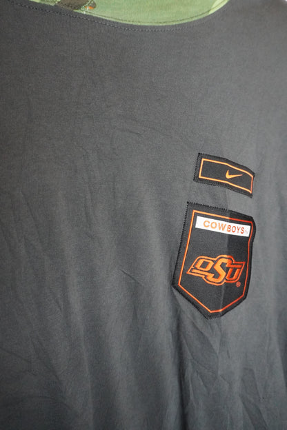 Sweat gris à capuche camouflage – BY PRMEC