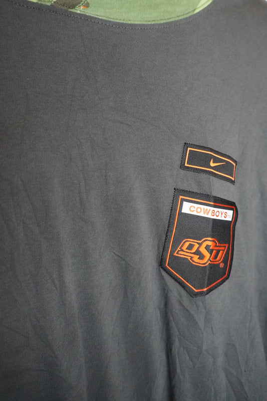 Sweat gris à capuche camouflage – BY PRMEC