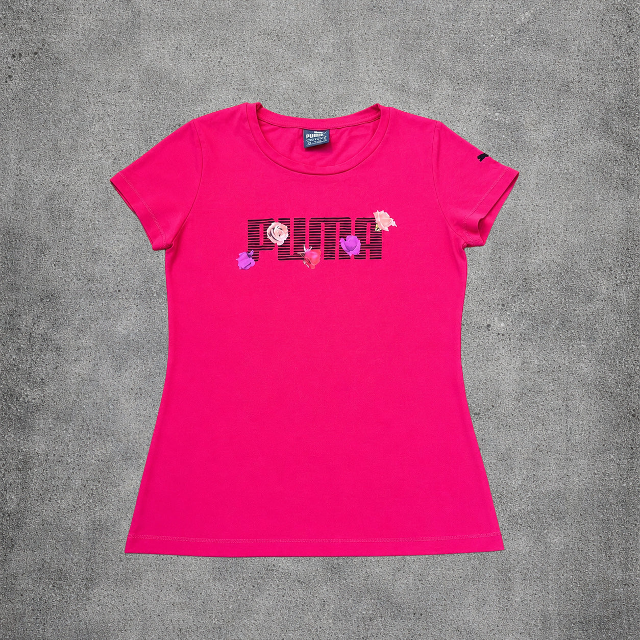 T-shirt rose vif - Puma (femme) - Taille M
