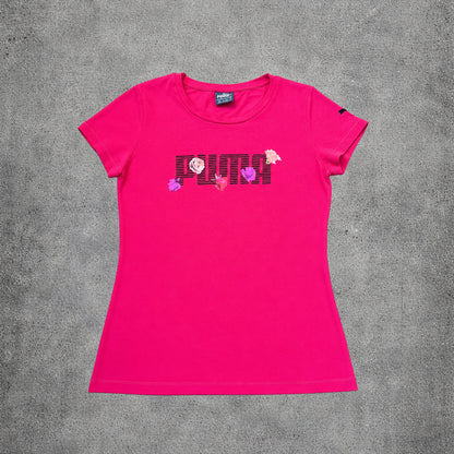 T-shirt rose vif - Puma (femme) - Taille M