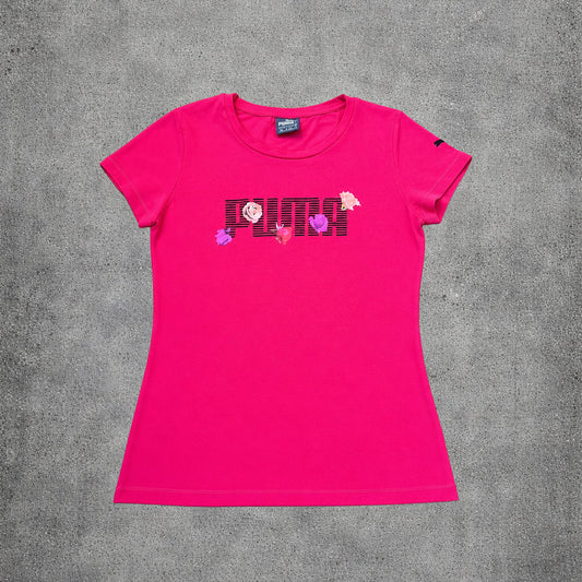 T-shirt rose vif - Puma (femme) - Taille M