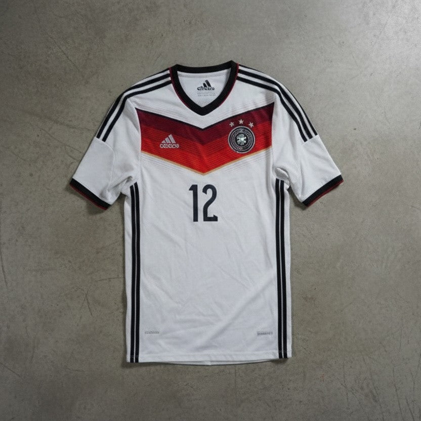 T-shirt jersey blanc à motifs – taille M