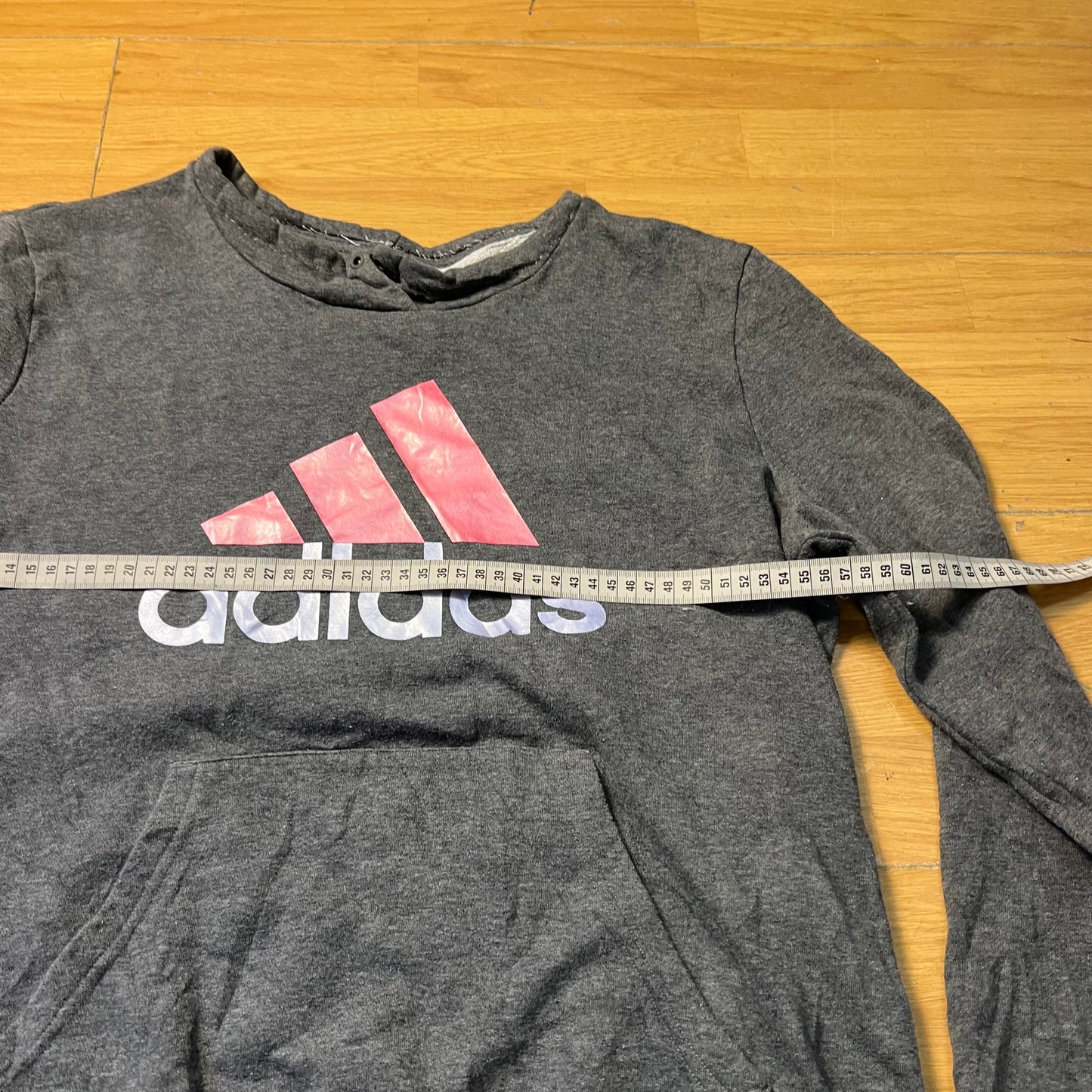 Sweat gris sans capuche - Adidas - Taille M/L