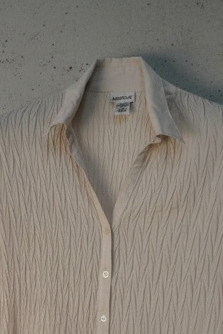 Chemise blanche cropped – taille L