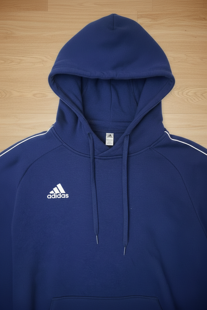 Sweat Adidas à Capuche Bleu Foncé - by SS.CARMEN - Taille : XL