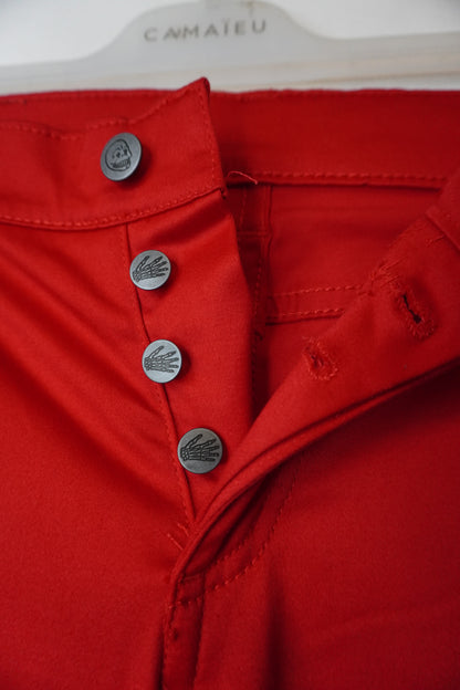 Jeans Skinny Rouge Vif - Taille 30/32 - By CHRIS