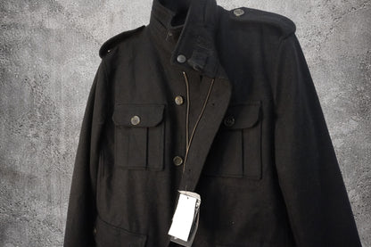 Veste laine noire Famock – Taille – M (oversized)