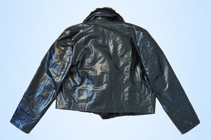 Veste simili cuir noire Maria Maria By PRMEC