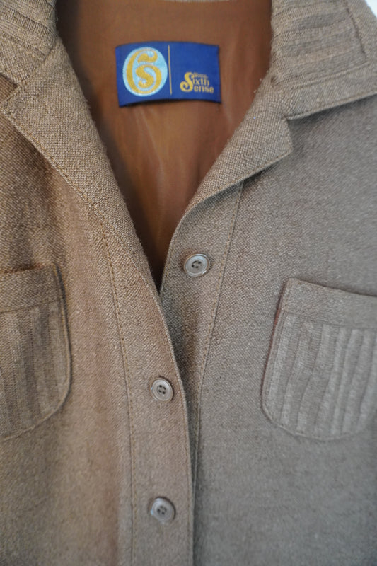 Robe maille marron – by Béatrice