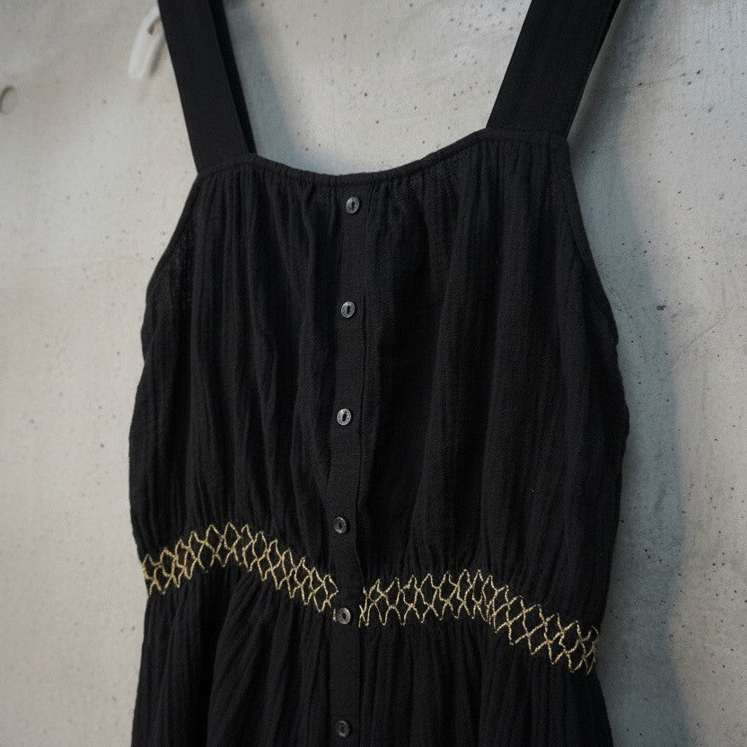 Top noir en coton – taille M