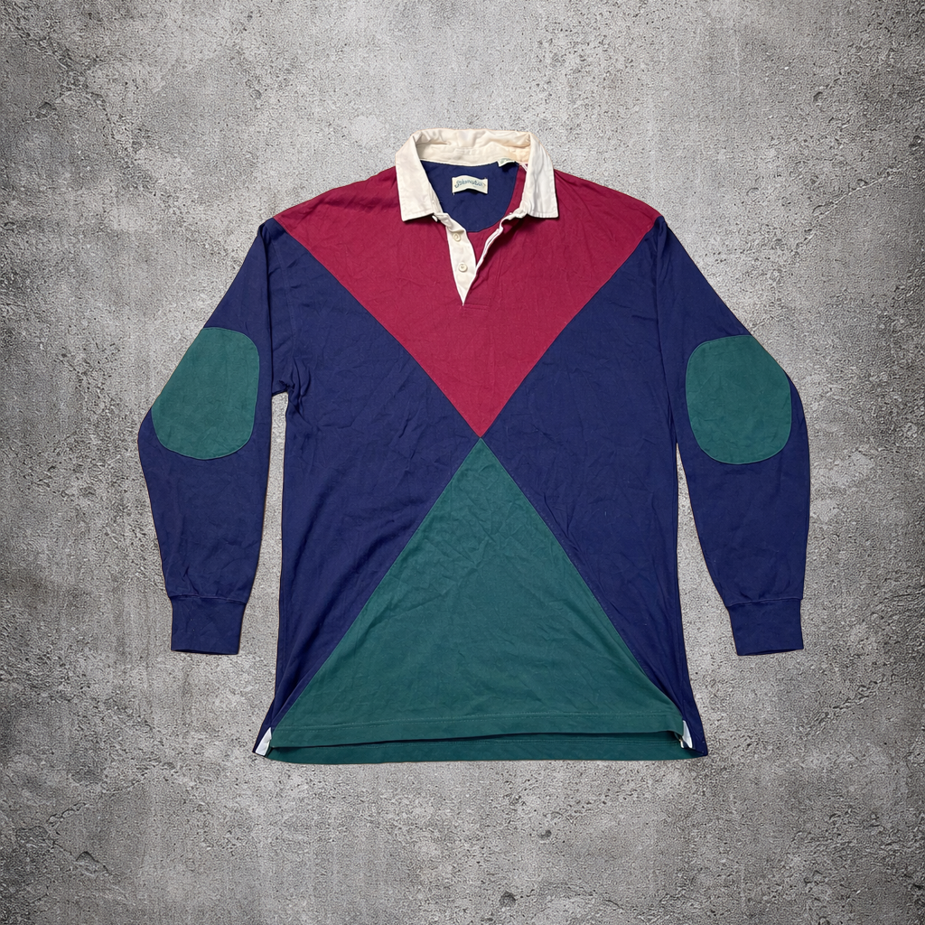 Polo rouge vert et bleu - St John’s Bay - Taille XL