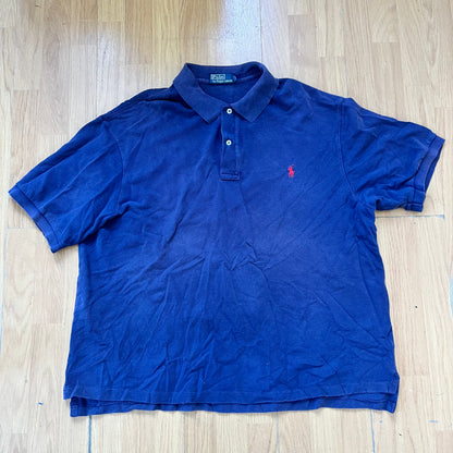 Polo Ralph Lauren bleu foncé – Taille 2XL