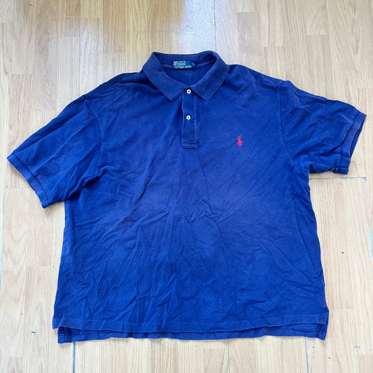 Polo Ralph Lauren bleu foncé – Taille 2XL