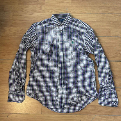 Chemise Ralph Lauren à carreaux – Taille M – Slim Fit