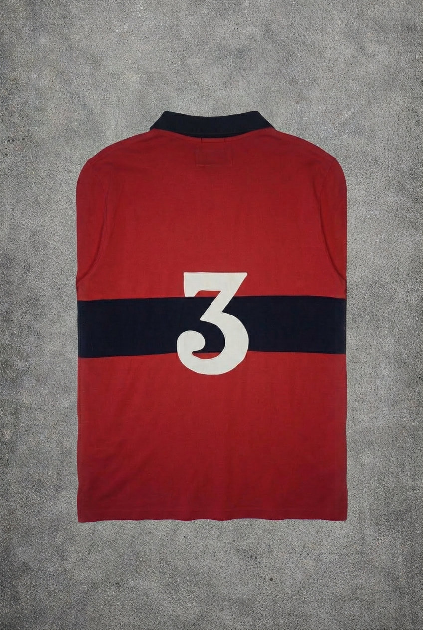 Polo rouge et bleu Ralph Lauren – Taille – XXL