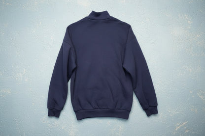 Veste sweat bleu marine au style sportif – By MIA