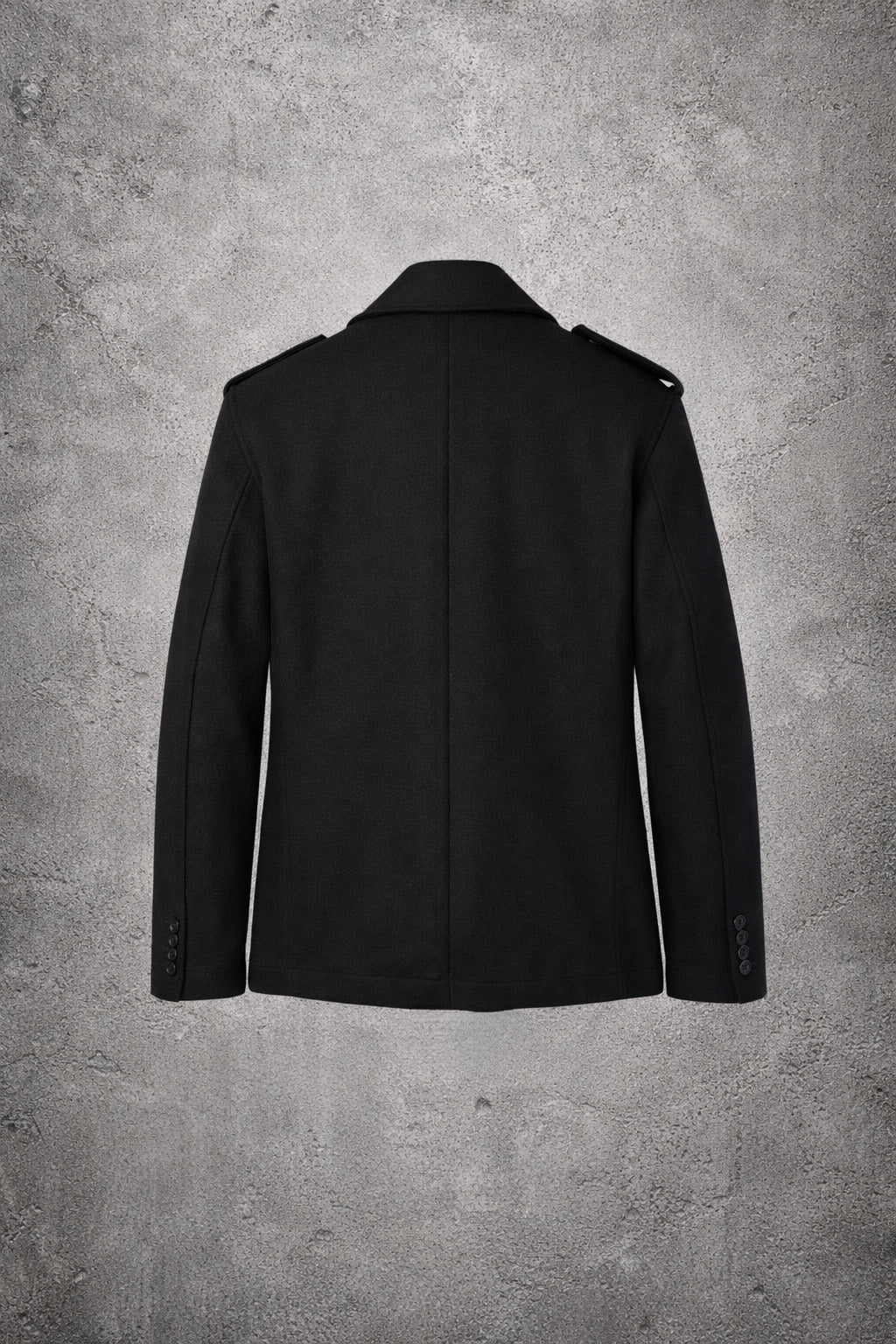 Veste laine noire Famock – Taille – M (oversized)