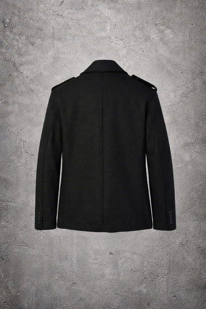 Veste laine noire Famock – Taille – M (oversized)