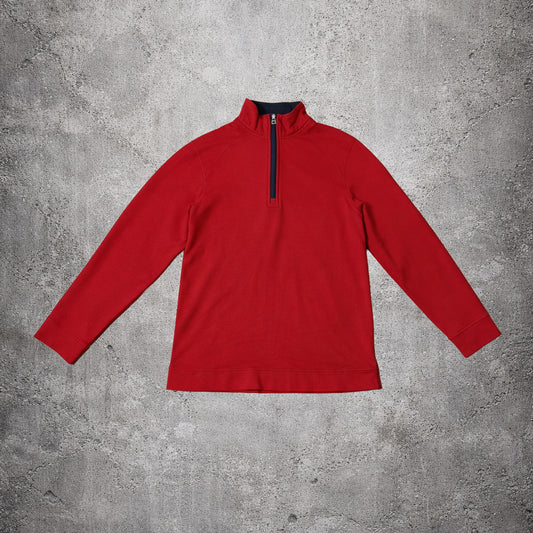 Sweat quarter-zip rouge - Tommy Jeans - Taille M