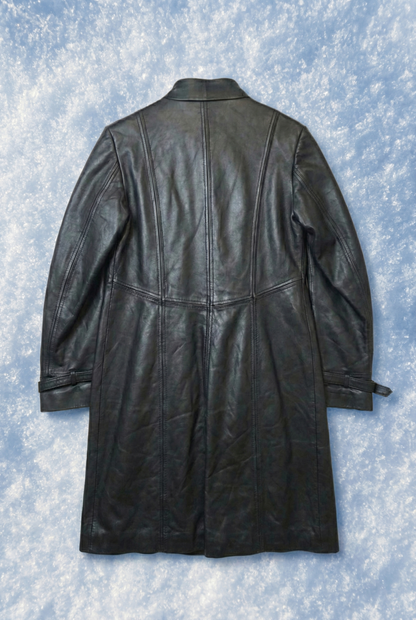 Veste Noir Effet Cuir - Taille S/M