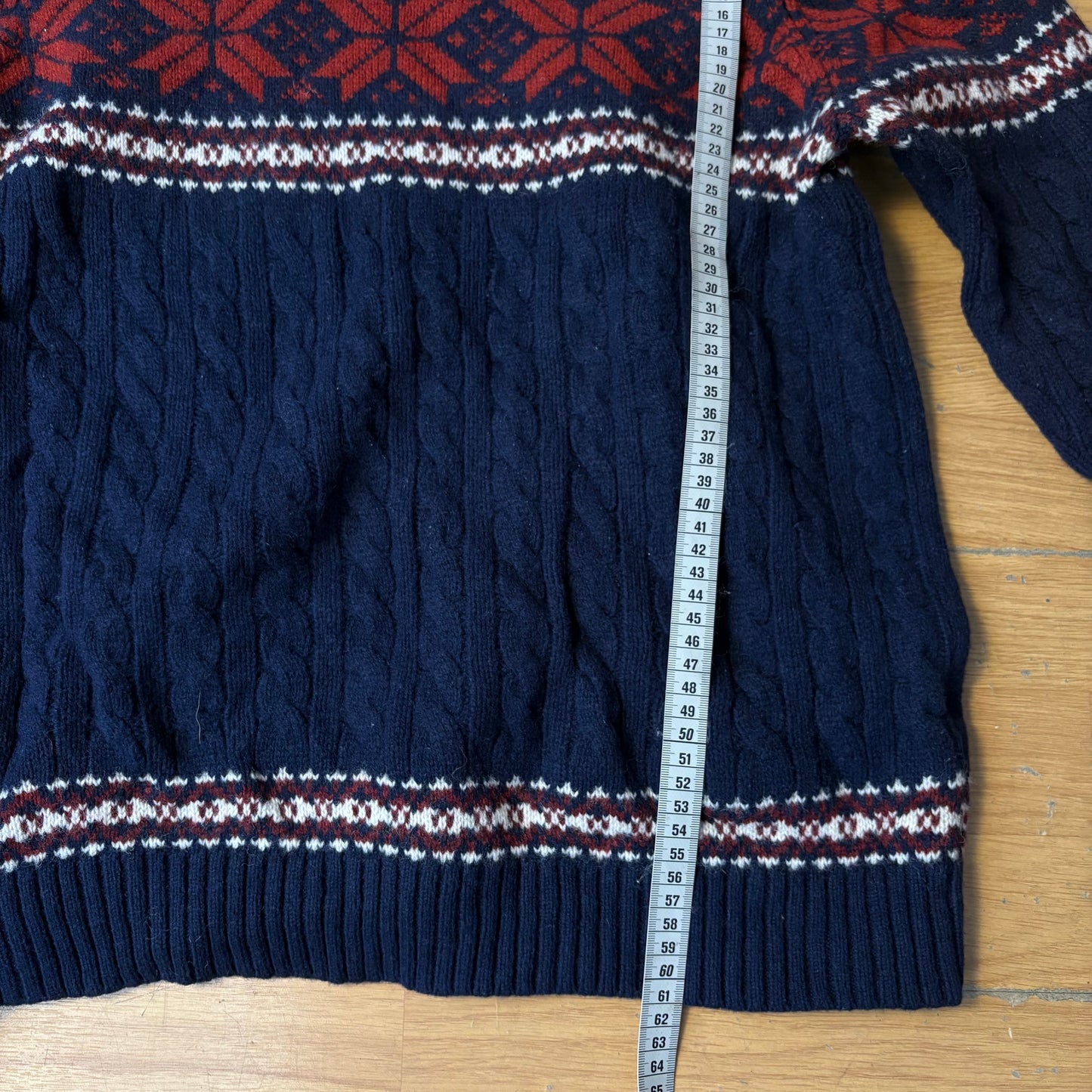 Pull en maille bleu - Land’s End - Taille L