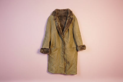 Manteau marron doublé fourrure – BY ZAINAB
