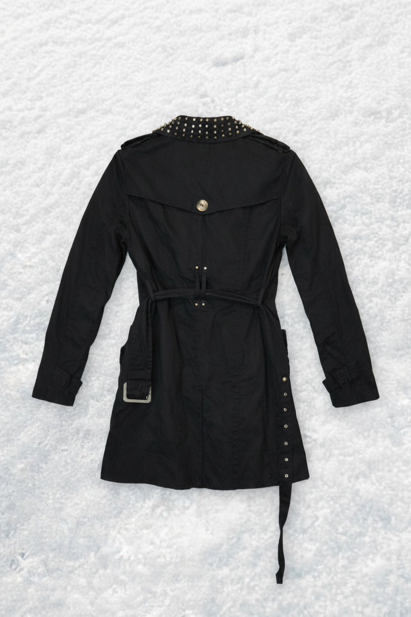 Midnight Chic Trench Coat – by MANDY CHERIE