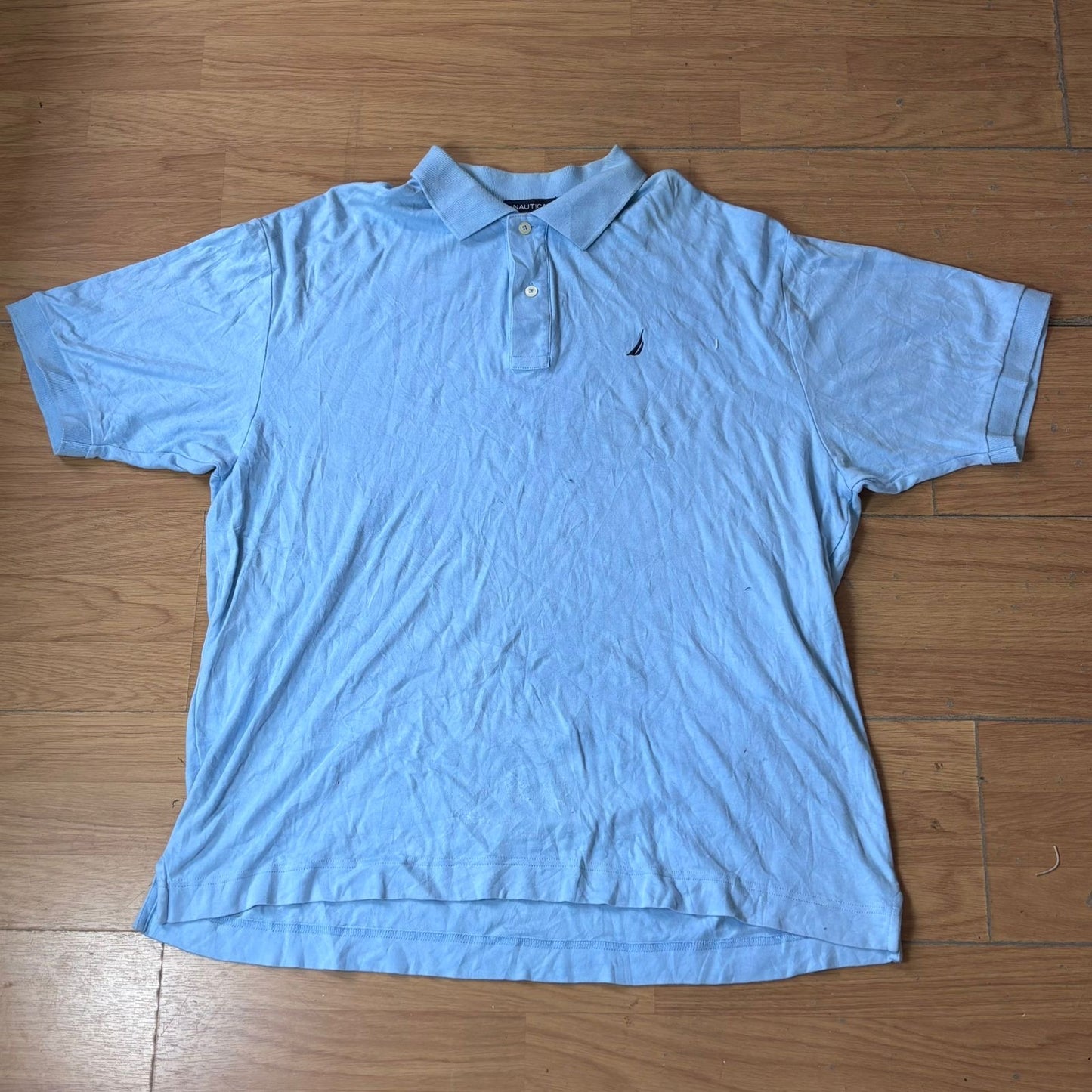 Polo Nautica – Taille XL (coton, bleu clair)