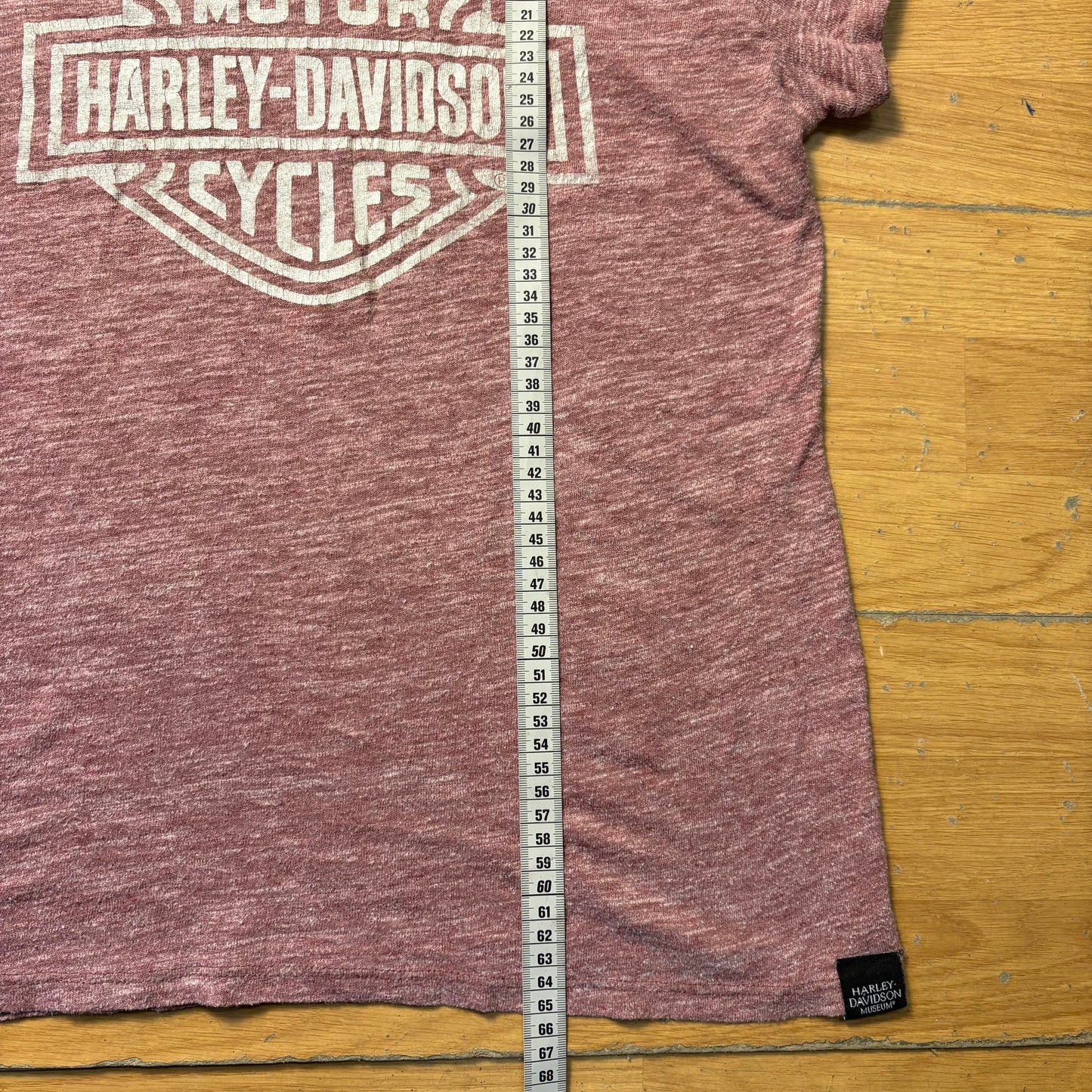 T-shirt rouge/rose Harley Davidson – Taille L