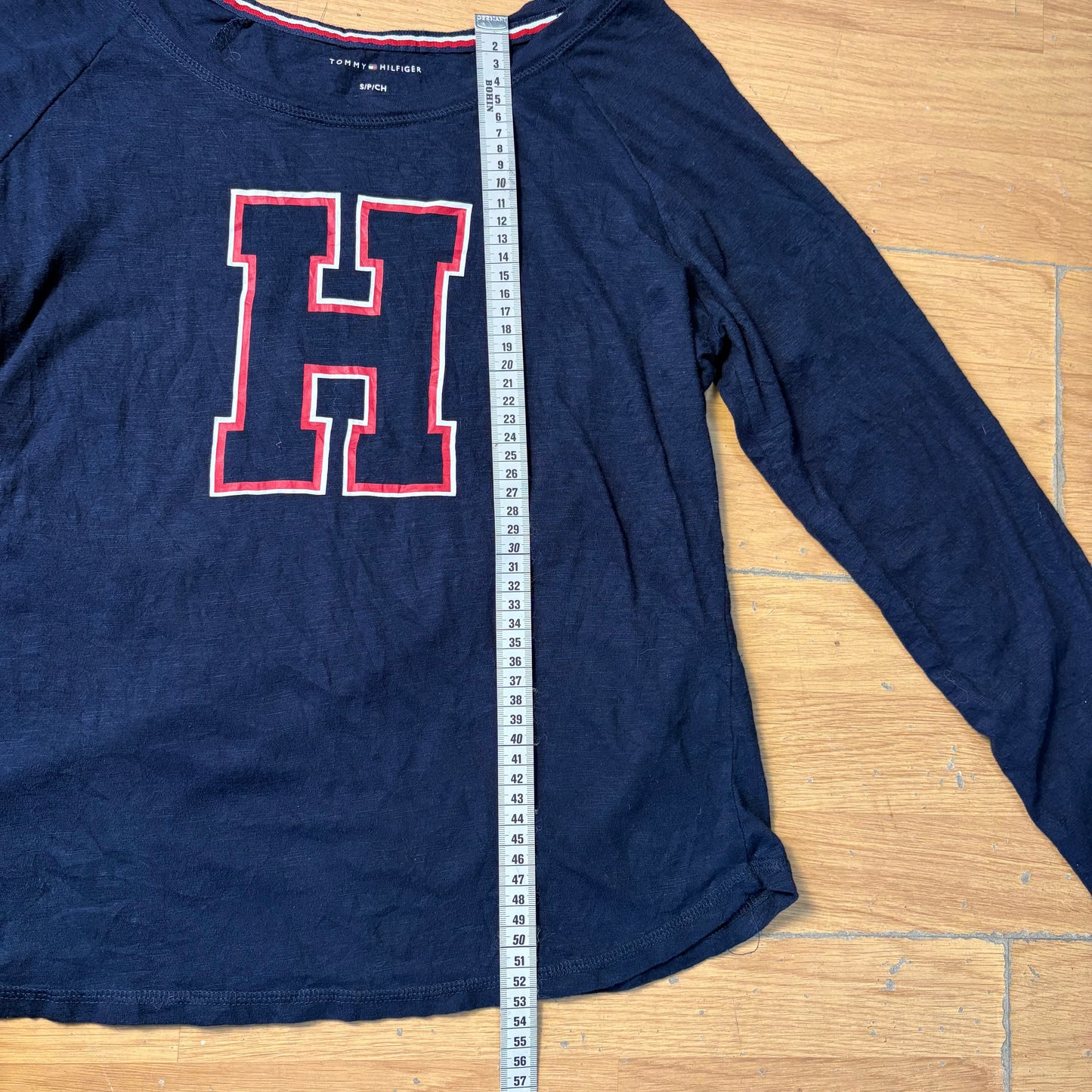 T-shirt manches longues bleu Tommy Hilfiger – Taille S
