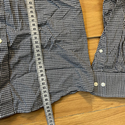 Chemise slim fit à carreaux noir et blanc - Tommy Hilfiger - Taille 34-35