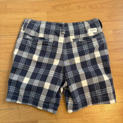 Short à carreaux bleu - Abercrombie & Fitch - Taille w30
