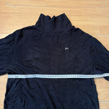 Pullover col cheminé noir - Fila - Taille M