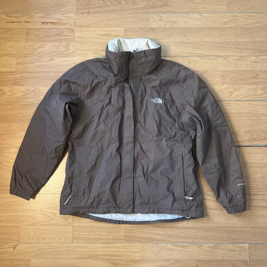 Parka marron et crème - The North Face - Taille L (coupe femme)