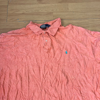 Polo saumon - Ralph Lauren - Taille XXL