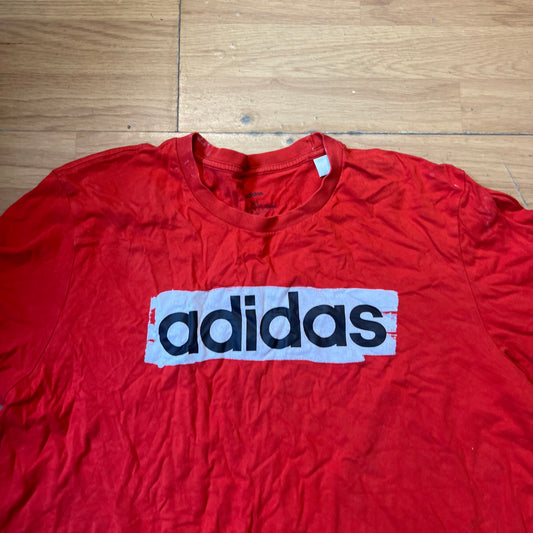 T-shirt orange foncé - Adidas - Taille XL