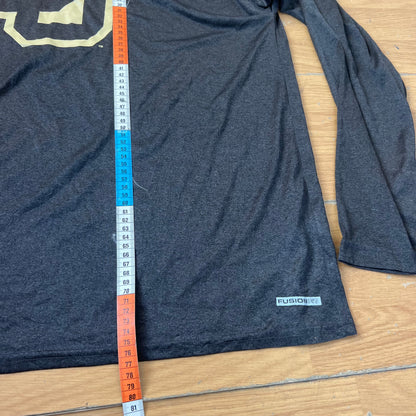 T-shirt sportif manches longues transparent gris - Taille XXL