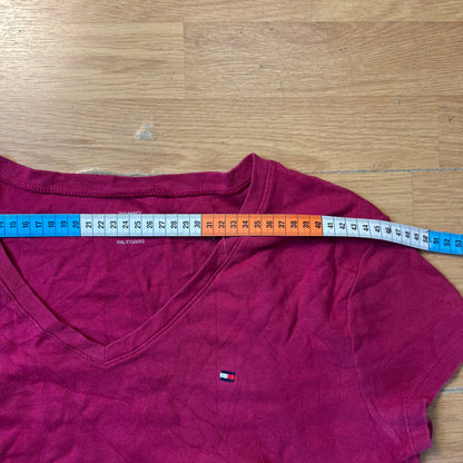 T-shirt rose foncé - Tommy Hilfiger (femme) - Taille XXL