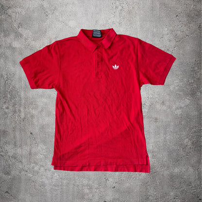 Polo rouge - Adidas - Taille S
