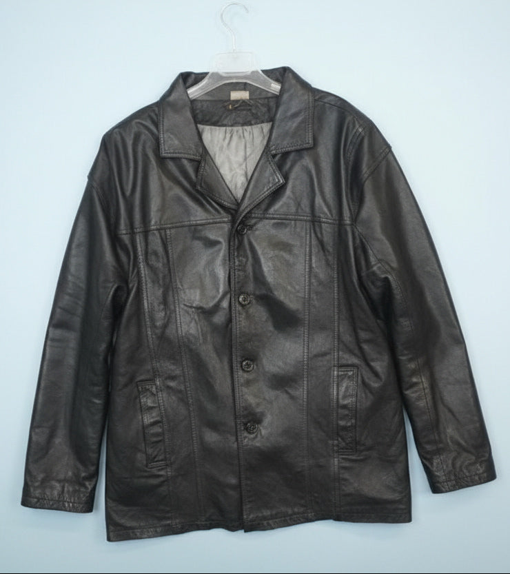 Veste En Cuir - by PRMEC - Taille : XL