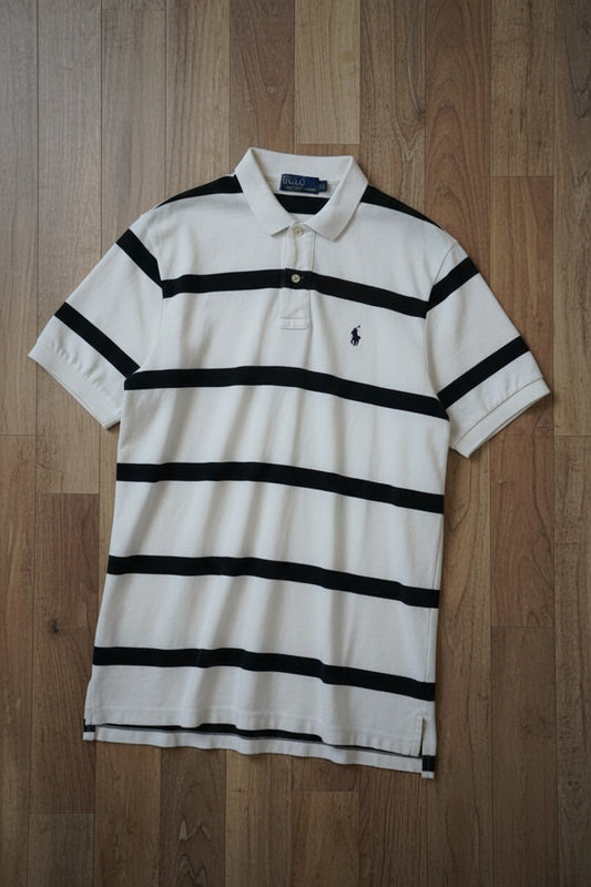 Polo blanc et noir classique – SS.CARMEN