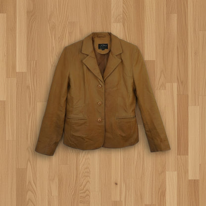 Blazer En Cuir - by BEATRICE