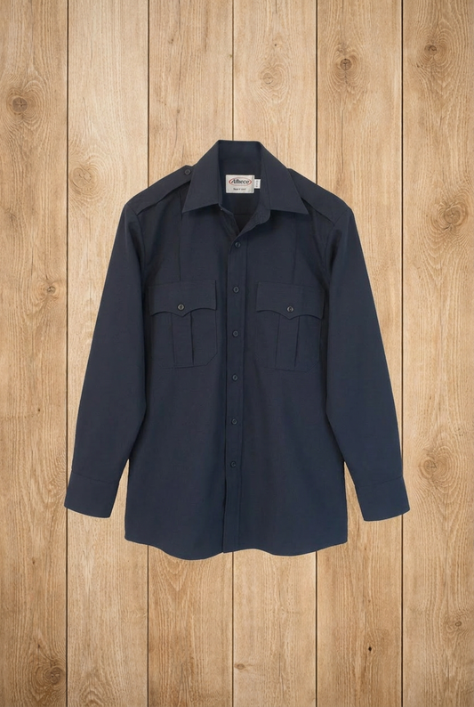 Chemise bleu marine – by Béatrice